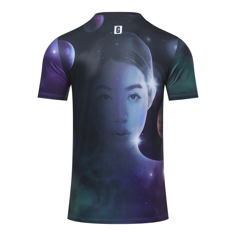 定制100%涤纶中性休闲T恤-03